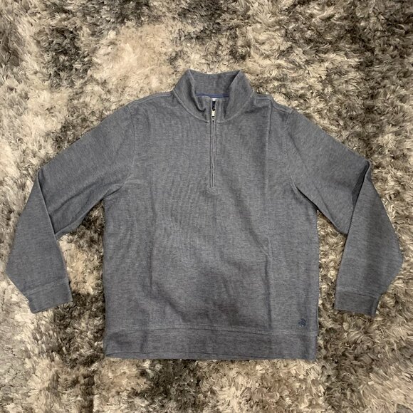 Brooks Brothers Sweater Adult Extra Large Gray Pullover - Picture 1 of 5